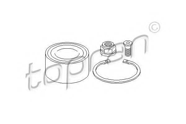 TOPRAN 111888 Комплект подшипника ступицы колеса