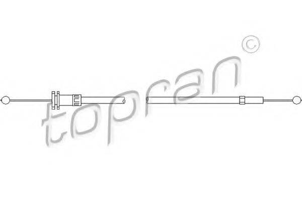 TOPRAN 112159 Тросик замка капота