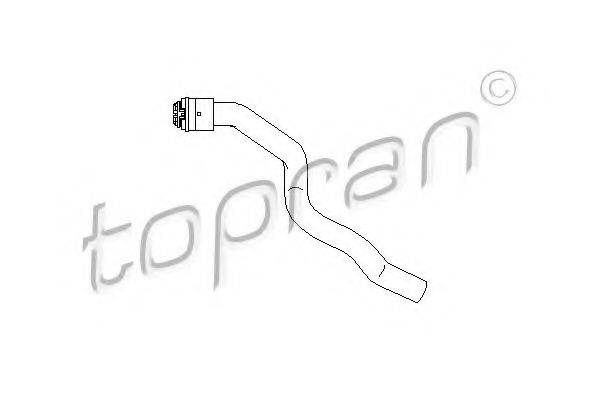 TOPRAN 207684 Шланг радиатора