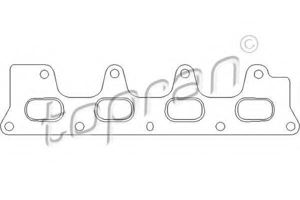 TOPRAN 700624 Прокладка, выпускной коллектор