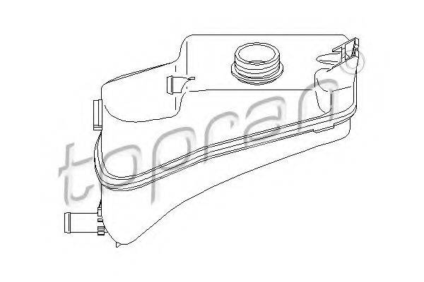 TOPRAN 722603 Компенсационный бак, охлаждающая жидкость