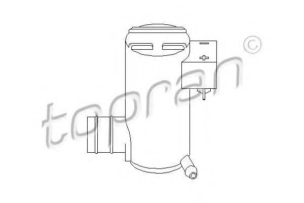 TOPRAN 722447 Водяной насос, система очистки окон