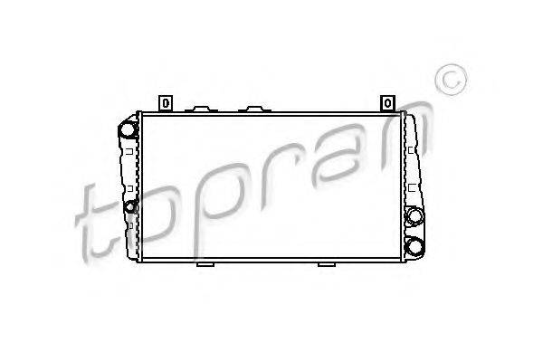 TOPRAN 112240 Радиатор, охлаждение двигателя