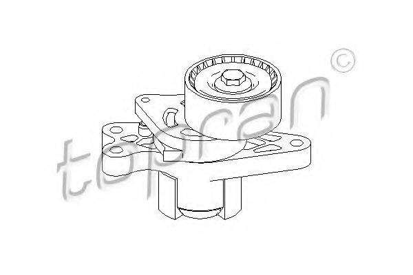 TOPRAN 722416 Натяжитель ремня, клиновой зубча