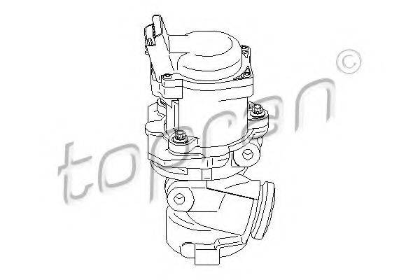 TOPRAN 722663 Клапан возврата ОГ