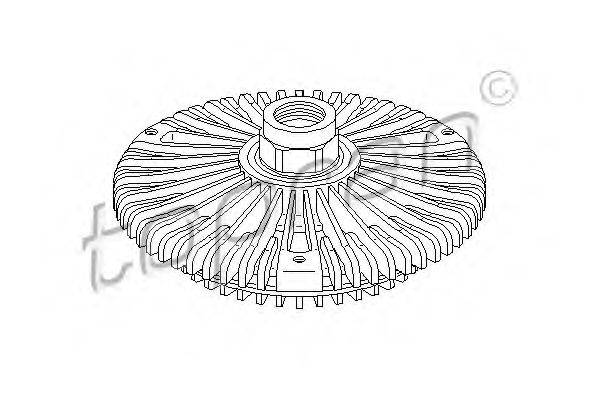 TOPRAN 111436 Сцепление, вентилятор радиатора