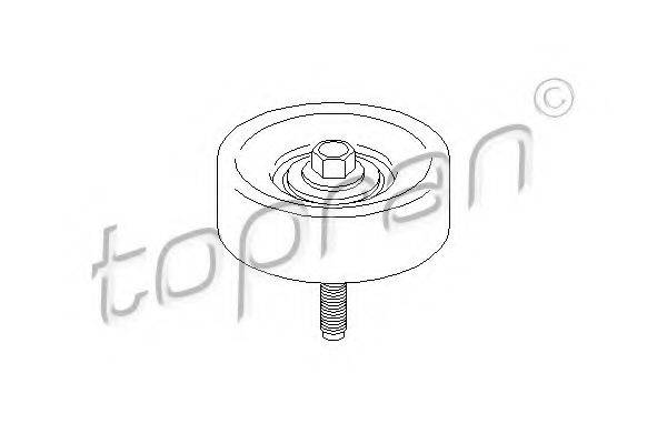 TOPRAN 304120 Паразитный / ведущий ролик, поликлиновой ремень