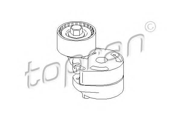TOPRAN 304111 Натяжитель ремня, клиновой зубча