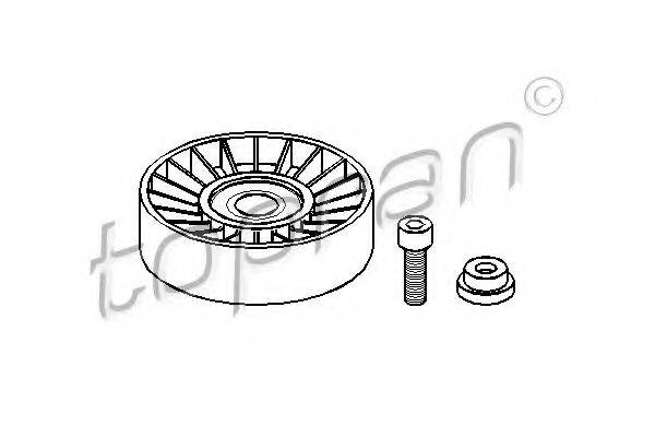 TOPRAN 722432 Паразитный / ведущий ролик, поликлиновой ремень