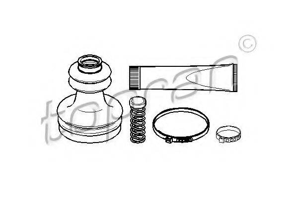 TOPRAN 700724 Комплект пылника, приводной вал