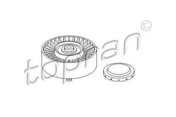 TOPRAN 501677 Паразитный / ведущий ролик, поликлиновой ремень