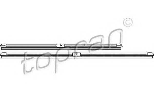 TOPRAN 501643 Щетка стеклоочистителя