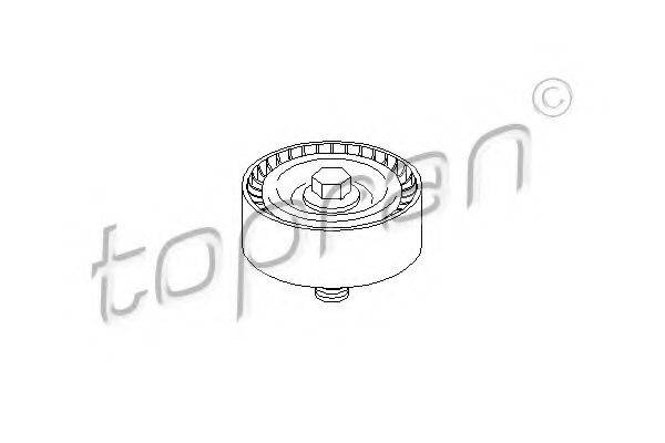 TOPRAN 722418 Паразитный / Ведущий ролик, зубчатый ремень