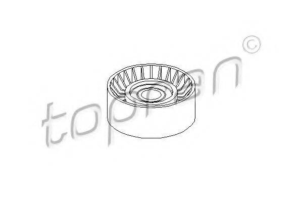 TOPRAN 112973 Паразитный / ведущий ролик, поликлиновой ремень