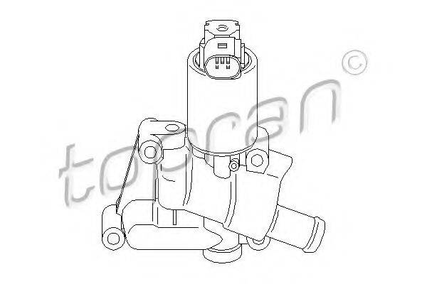 TOPRAN 207884 Клапан возврата ОГ