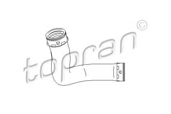 TOPRAN 113559 Трубка нагнетаемого воздуха