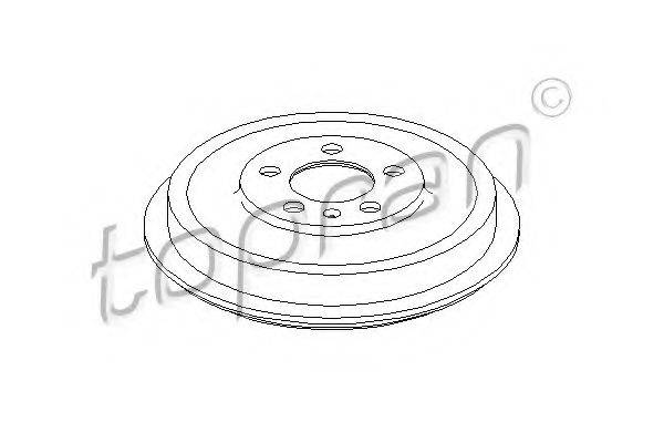 TOPRAN 113171 Тормозной барабан