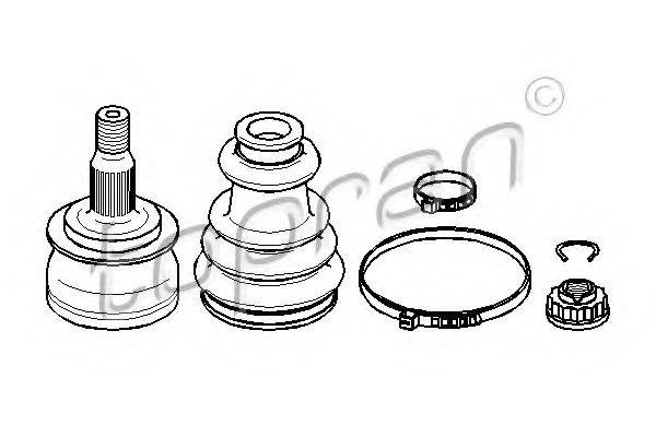 TOPRAN 401773 Шарнирный комплект, приводной вал