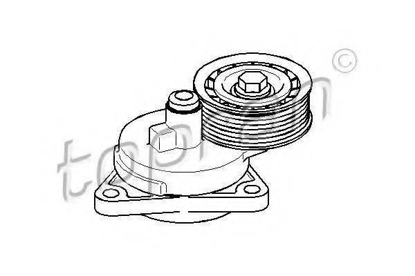 TOPRAN 302163 Натяжитель ремня, клиновой зубча