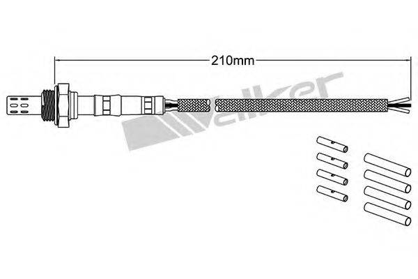 WALKER PRODUCTS 25023000 Лямбда-зонд