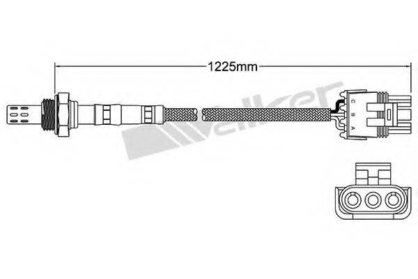 WALKER PRODUCTS 25023146 Лямбда-зонд