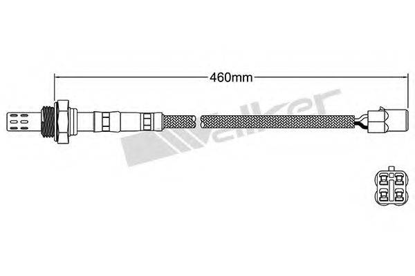 WALKER PRODUCTS 25023083 Лямбда-зонд