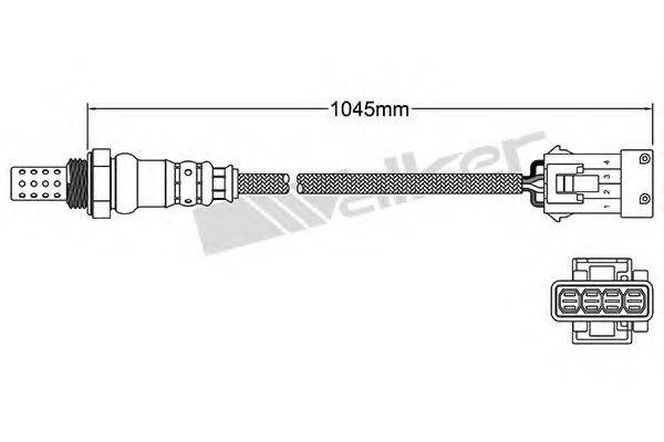 WALKER PRODUCTS 25024353 Лямбда-зонд