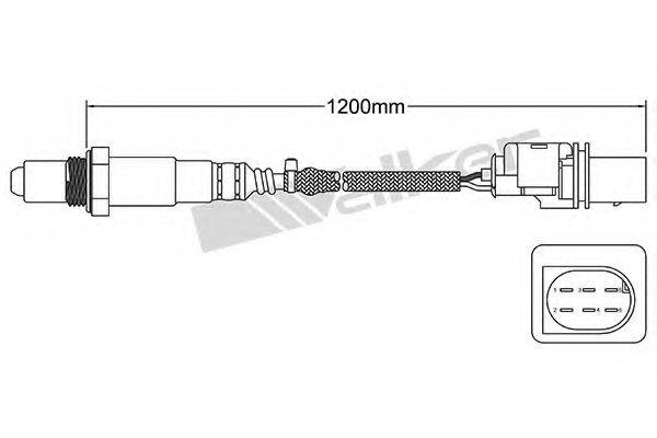 WALKER PRODUCTS 25025047 Лямбда-зонд