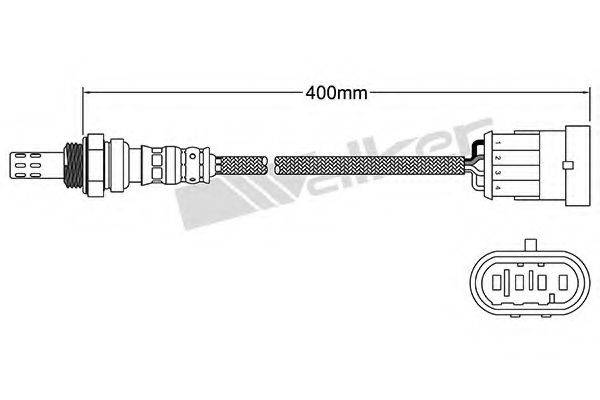 WALKER PRODUCTS 25024721 Лямбда-зонд