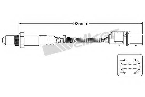 WALKER PRODUCTS 25025027 Лямбда-зонд