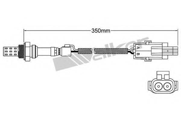 WALKER PRODUCTS 25022001 Лямбда-зонд