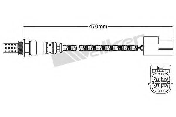 WALKER PRODUCTS 25024453 Лямбда-зонд