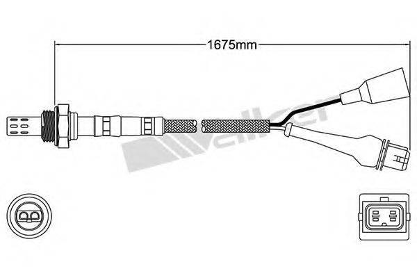 WALKER PRODUCTS 25023142 Лямбда-зонд