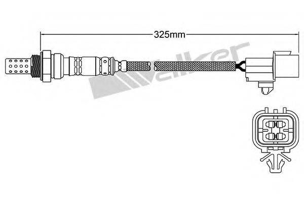 WALKER PRODUCTS 250241001 Лямбда-зонд