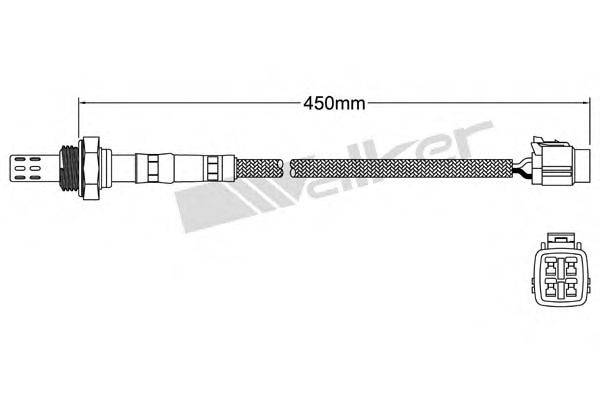 WALKER PRODUCTS 25023088 Лямбда-зонд