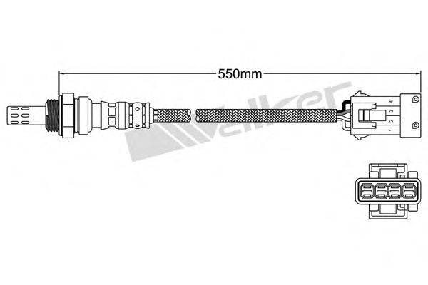 WALKER PRODUCTS 250241064 Лямбда-зонд