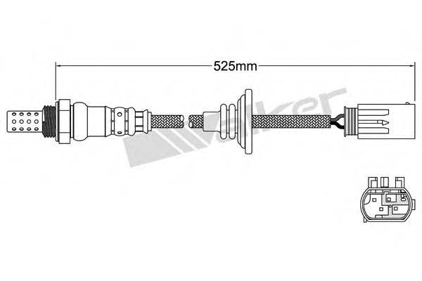 WALKER PRODUCTS 250241069 Лямбда-зонд