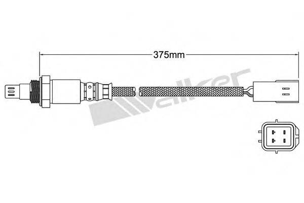 WALKER PRODUCTS 25054036 Лямбда-зонд