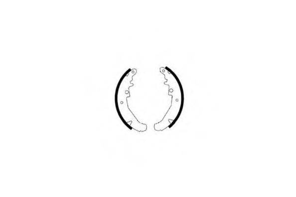 E.T.F. 090551 Комплект тормозных колодок