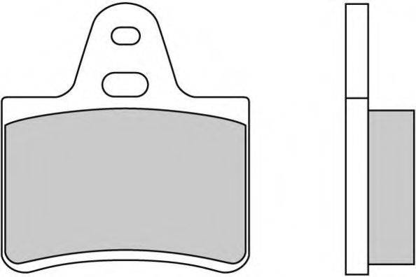 E.T.F. 120087 Комплект тормозных колодок, дисковый тормоз
