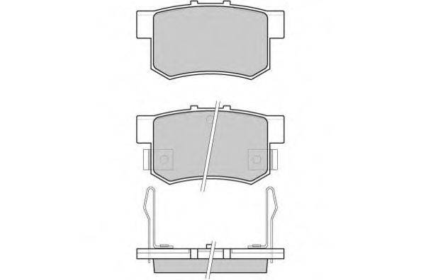 E.T.F. 120483 Комплект тормозных колодок, дисковый тормоз