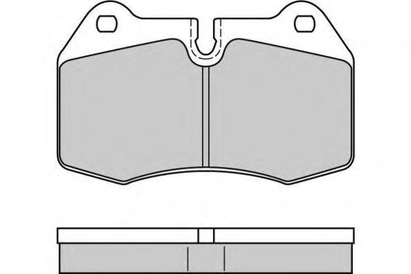 E.T.F. 120660 Комплект тормозных колодок, дисковый тормоз