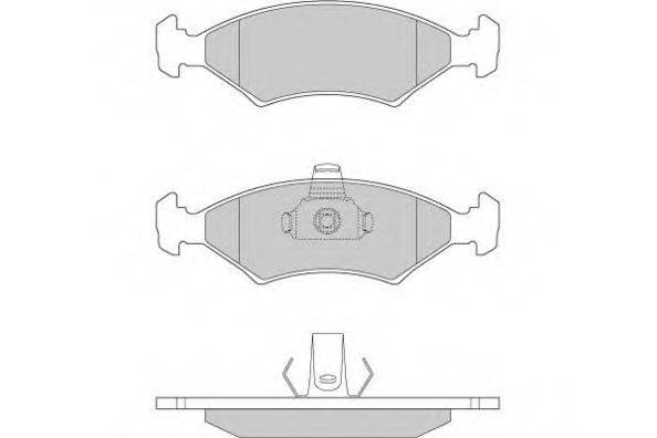 E.T.F. 120675 Комплект тормозных колодок, дисковый тормоз