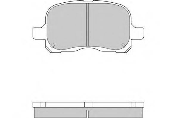 E.T.F. 120859 Комплект тормозных колодок, дисковый тормоз