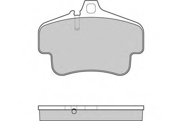 E.T.F. 121180 Комплект тормозных колодок, дисковый тормоз