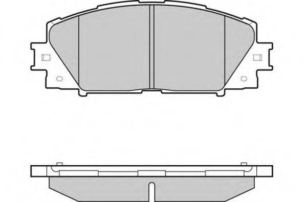 E.T.F. 121249 Комплект тормозных колодок, дисковый тормоз