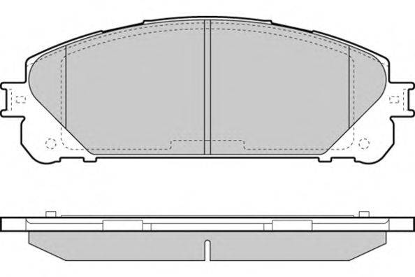 E.T.F. 121481 Комплект тормозных колодок, дисковый тормоз