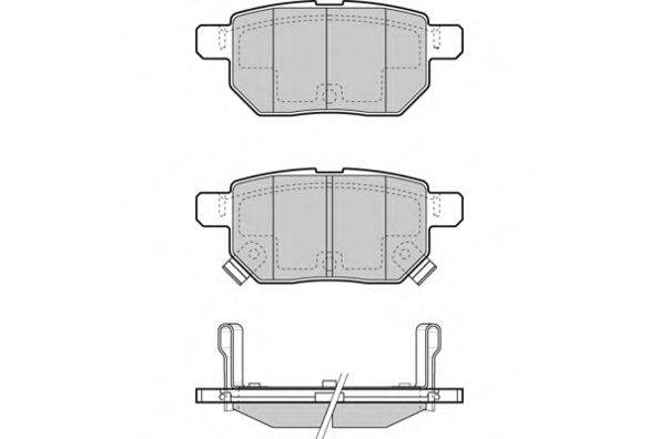E.T.F. 121485 Комплект тормозных колодок, дисковый тормоз