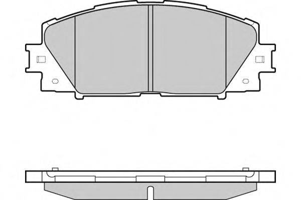 E.T.F. 121498 Комплект тормозных колодок, дисковый тормоз