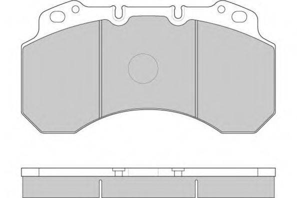 E.T.F. 125299 Комплект тормозных колодок, дисковый тормоз